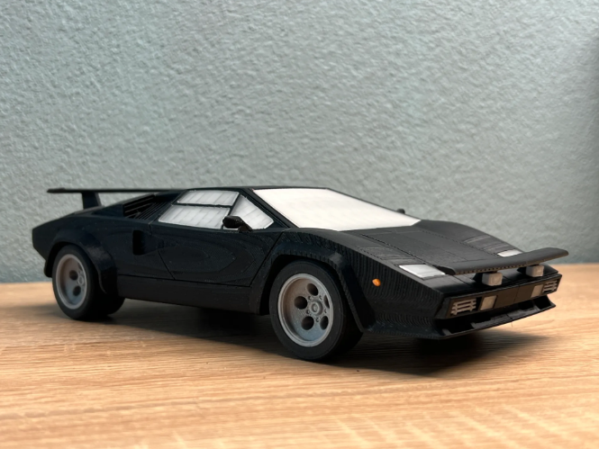 Lamborghini Countach "Cannonball Run" - 3D Printed Movie Car Replica