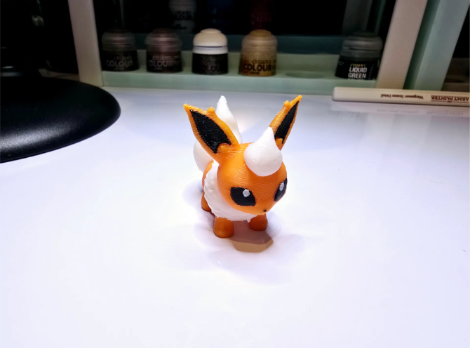 Eeveelution Trio Set | 3D Printed Vaporeon, Jolteon & Flareon Figures