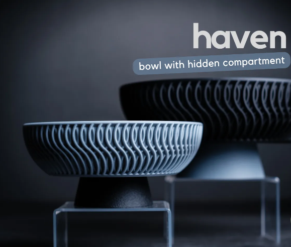 The Haven Bowl | Decorative Bowl with Hidden Storage Compartment