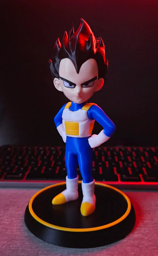 Kid Vegeta Figure | 3D Printed Dragon Ball Z Saiyan Prince Statue