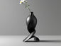 The Pirouette Vase | 3D Printed Sculptural Twist Vase for Modern Decor