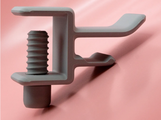 Under-Desk Headphone Hanger Clamp | 3D Printed Mount for Gaming & Office Headsets