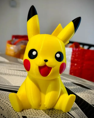 Adorable Pikachu Figure - 3D Printed Pokémon Desk Buddy & Collectible