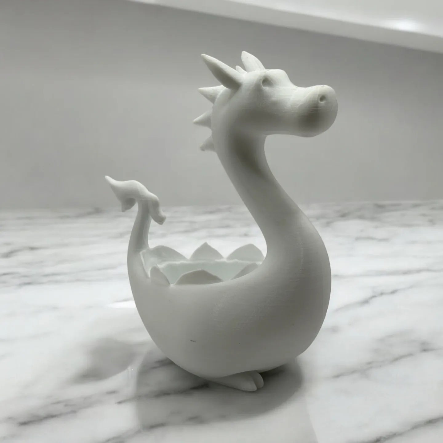 Adorable Dragon Planter | 3D Printed Cute Succulent & Fantasy Decor