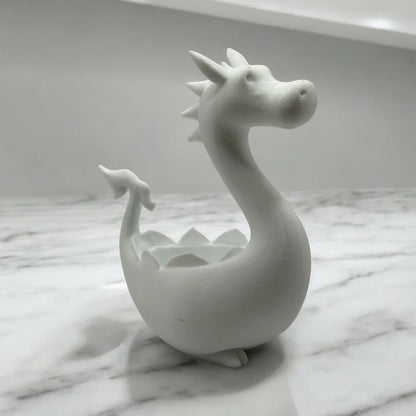 Adorable Dragon Planter | 3D Printed Cute Succulent & Fantasy Decor