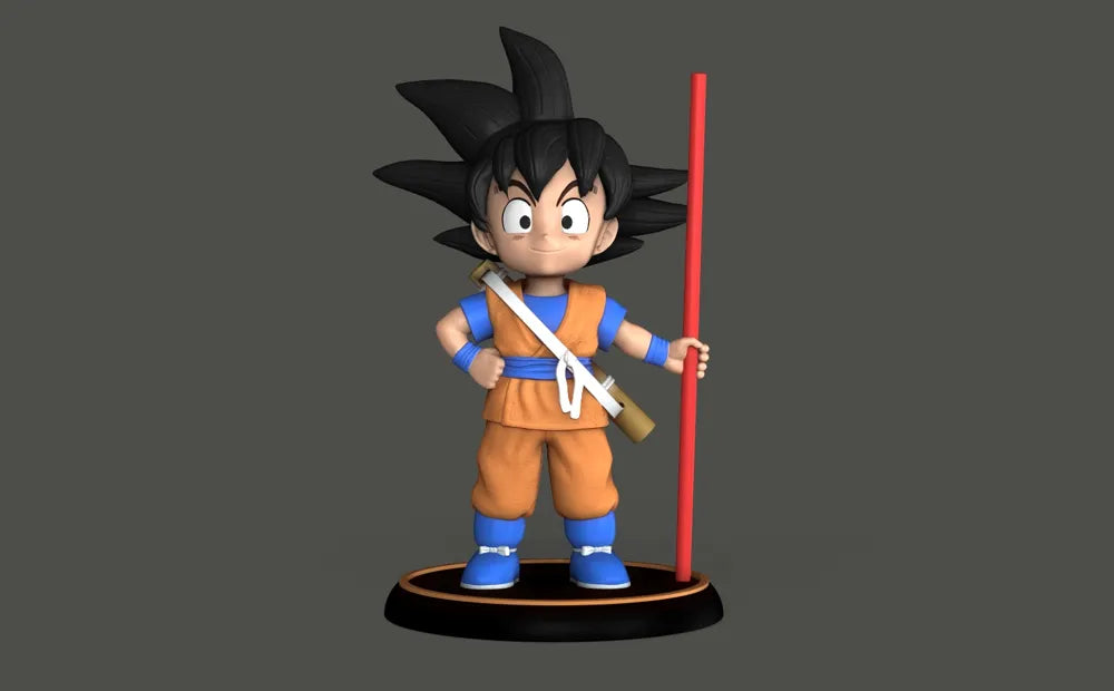 Kid Goku Figure | 3D Printed Dragon Ball Collectible Statue