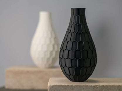 The Hexagon Vase | Modern 3D Printed Geometric Decor