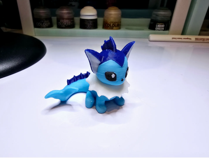 Eeveelution Trio Set | 3D Printed Vaporeon, Jolteon & Flareon Figures