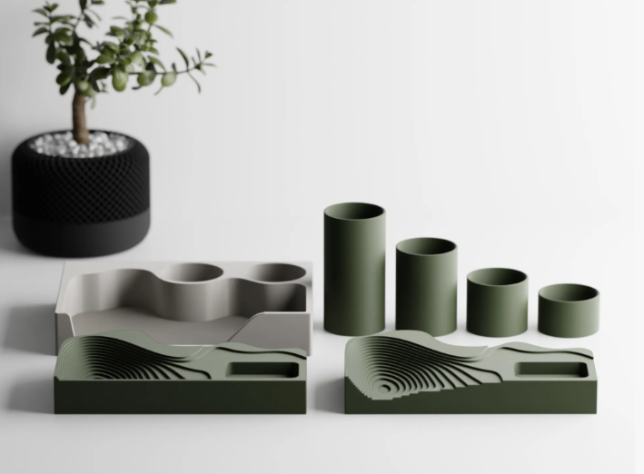 Stepped Desk Organizer